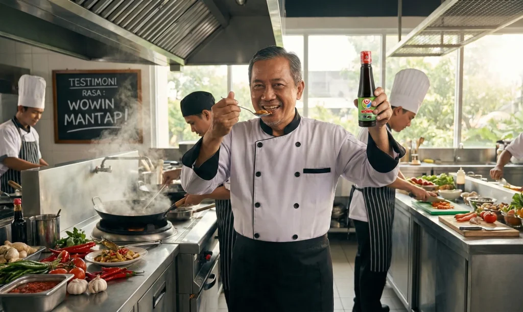 Chef memilih kecap manis terbaik Wowin