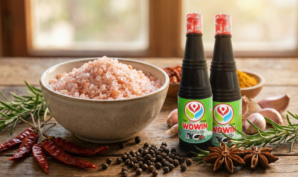 Mitos Garam: Wowin adalah kecap pertama yang memakai garam himalaya