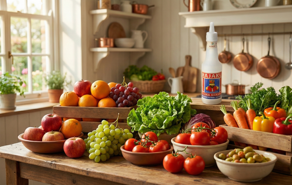 Cuka Rajaku untuk Cuci Buah dan Sayur