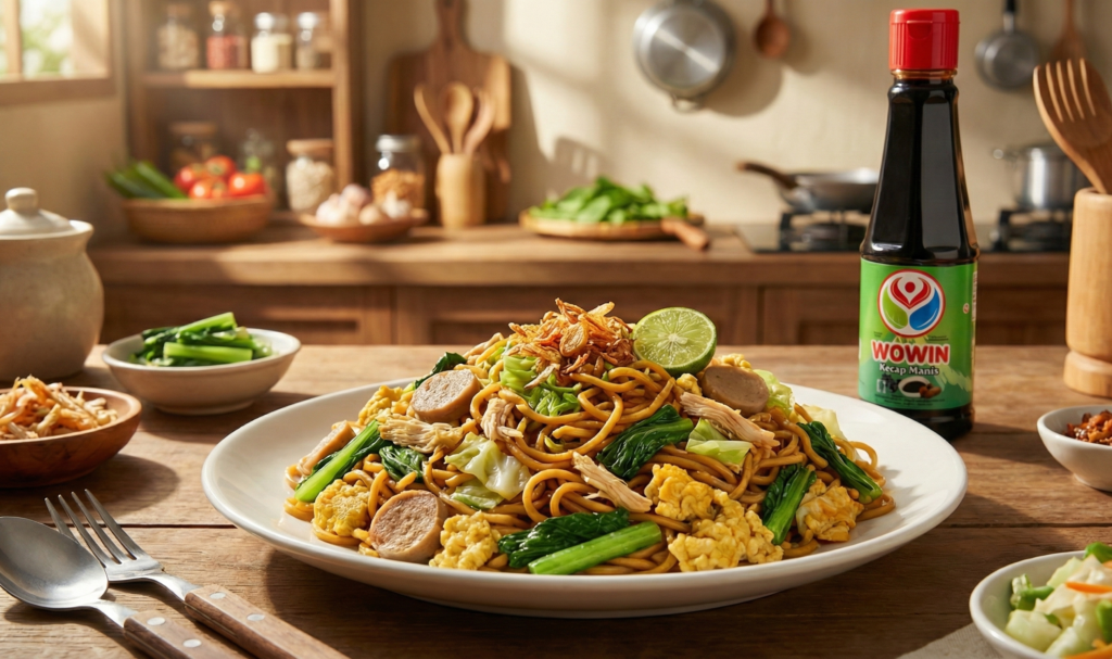 Resep Mie goreng Jawa dengan kecap Wowin