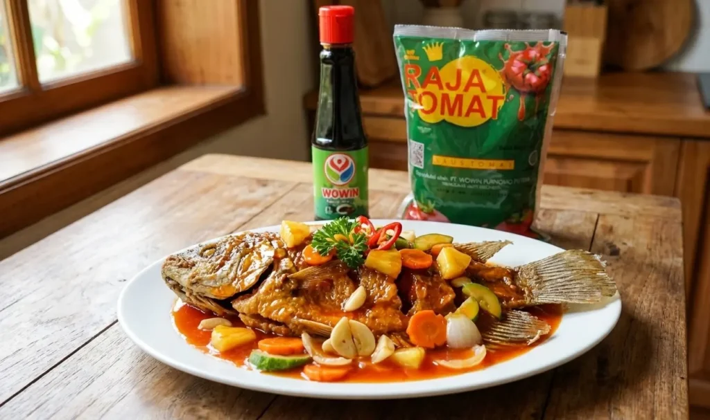 Gurame Asam Manis ala Wowin Food