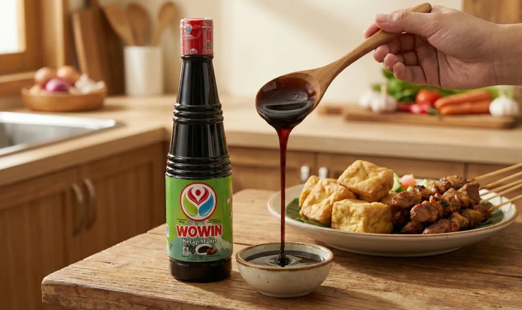 Kecap manis Wowin sebagai teman hidangan makanan Indonesia