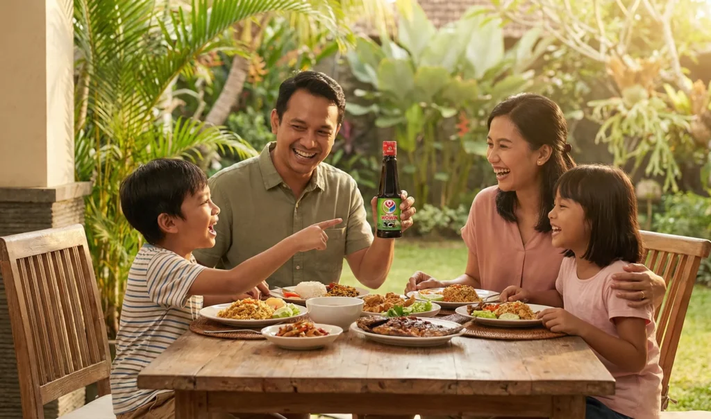 Keluarga sehat dengan kecap manis terbaik dari Wowin