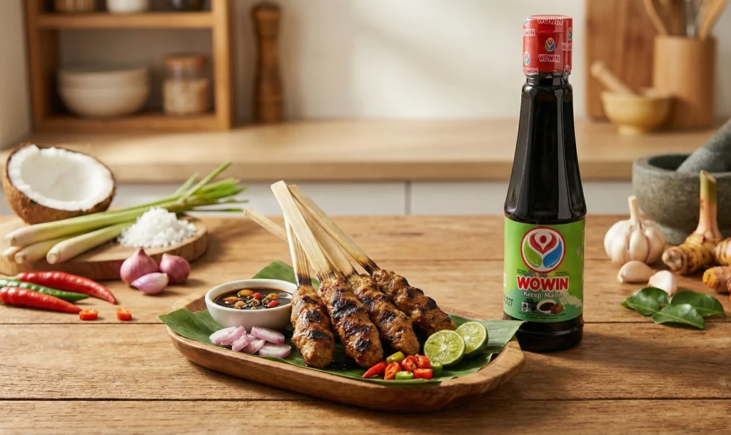 Sate Lilit Khas Bali dengan Kecap Sehat Wowin