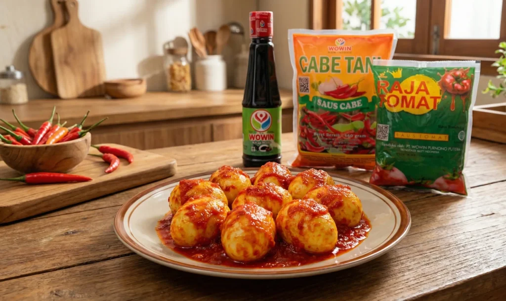 Telur balado ala Wowin