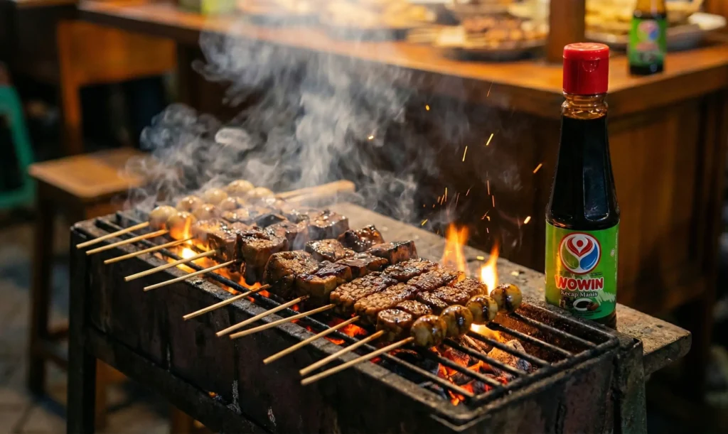 Baceman bakar dengan kecap manis sehat Wowin