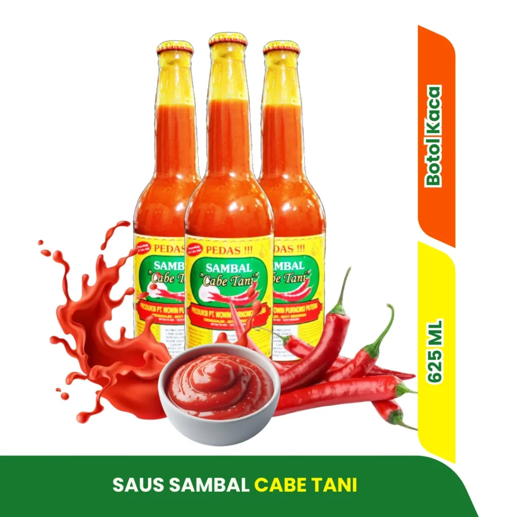 Cabe Tani Saus Botol Kaca