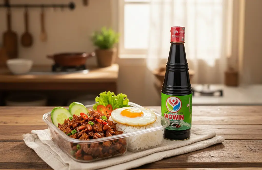 Tempe orek dengan kecap Wowin jadi salah satu menu bekal anti basi