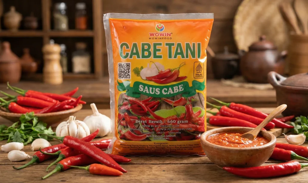 Saus pedas enak Cabe Tani