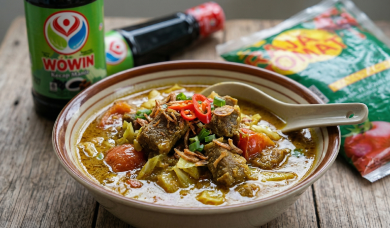 Tongseng Sapi Kuah Kental ala Wowin