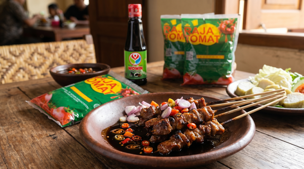 Sate Klatak dengan Kecap Manis Wowin