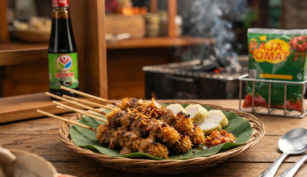 Sate Klopo Khas Surabaya dengan Kecap Manis Sehat Wowin