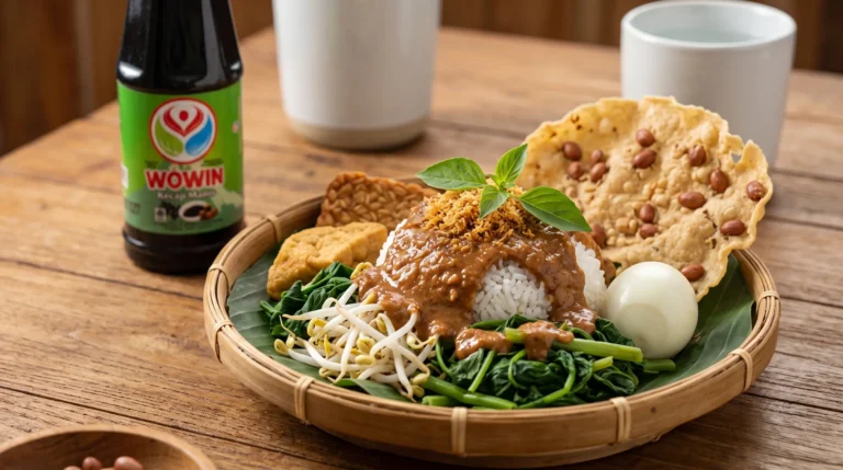 Nasi Pecel Madiun ala Wowin Food