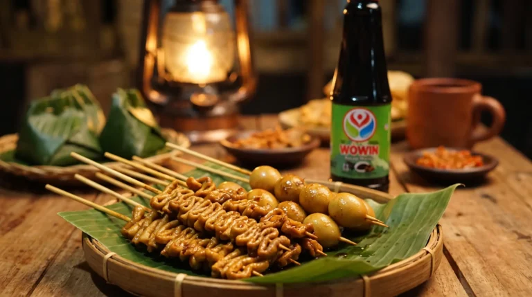 Sate Usus & Telur Puyuh ala Angkringan