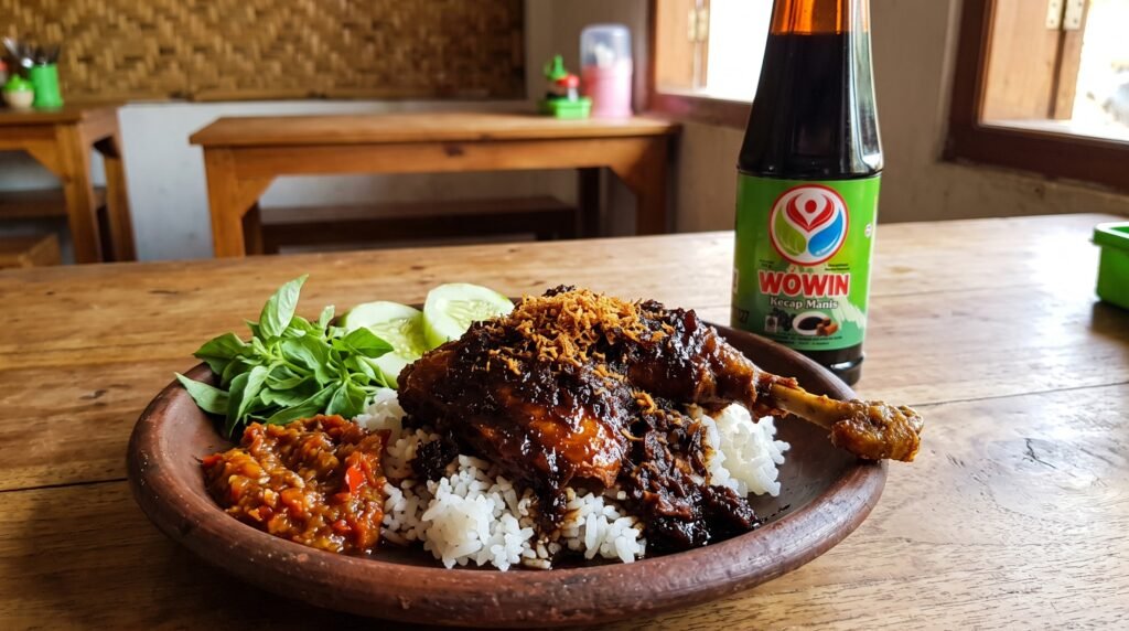Bebek Bumbu Hitam Khas Madura