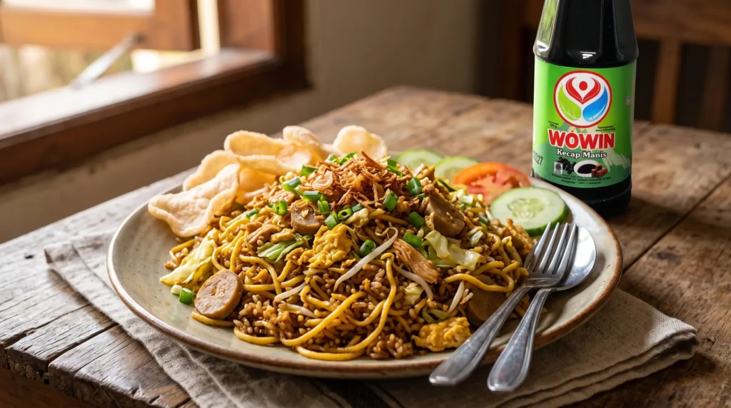 Nasi Goreng Mawut Magelangan dengan Kecap Manis Sehat Wowin
