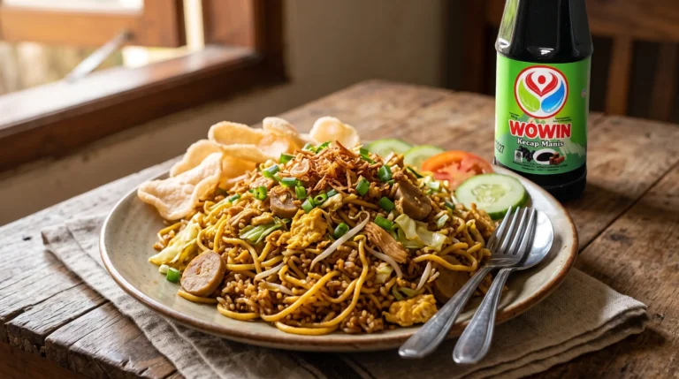 Nasi Goreng Mawut Magelangan dengan Kecap Manis Sehat Wowin