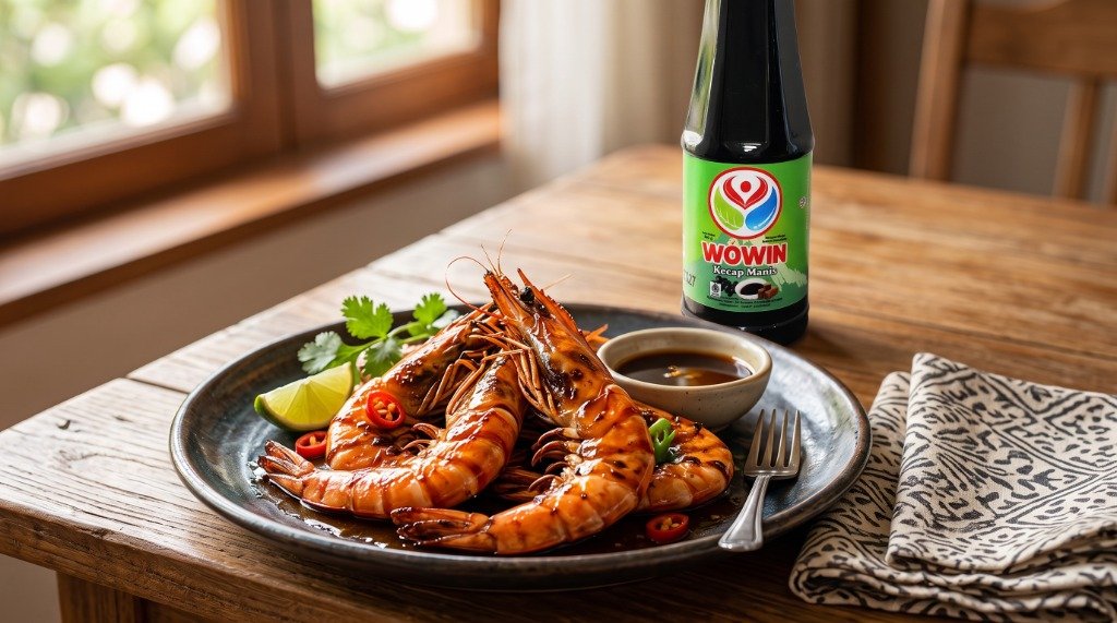 Resep Udang Bakar Madu Kecap ala Wowin Food