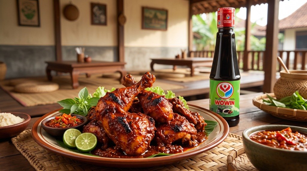 Resep Ayam Cincane Khas Samarinda Panggang Bumbu Merah ala Wowin Food