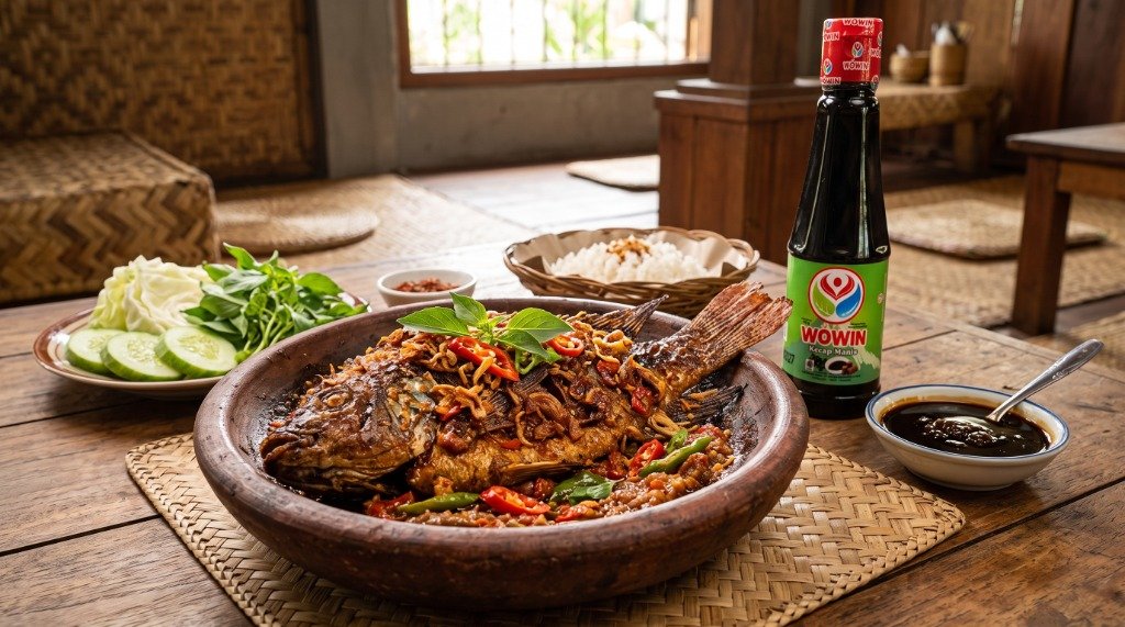 Resep Ikan Nila Bakar Cobek Sunda Gurih Pedas ala Wowin Food
