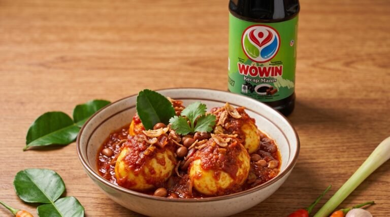 Resep Telur Bumbu Bali Pedas Meresap ala Wowin Food