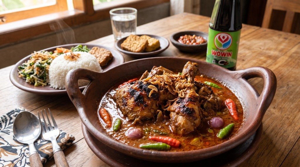 Resep Ayam Lodho Manis Pedas Trenggalek ala Wowin Food