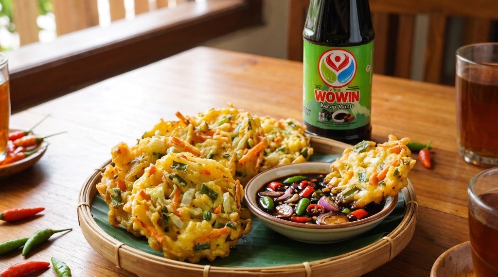 Resep Bakwan Sayur Cocol Sambal Kecap Renyah Gurih ala Wowin Food