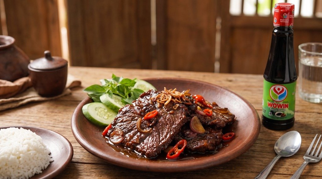 Resep Dendeng Batokok Masak Kecap Hitam Manis ala Wowin Food