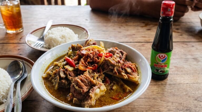 Resep Gecok Kambing Tuntang Gurih Rempah ala Wowin Food