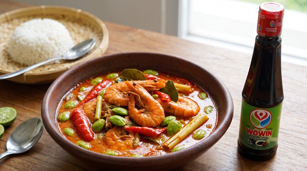 Resep Gulai Belacan Riau Udang Petai Kuah Medok ala Wowin Food