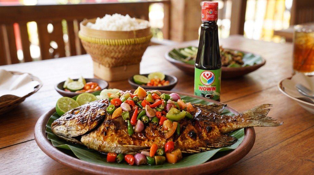 Resep Ikan Bakar Dabu-Dabu Kecap Manado Pedas Segar ala Wowin Food