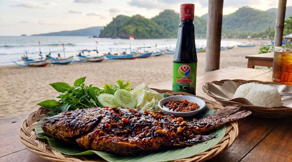 Resep Ikan Bakar Kecap Pedas ala Prigi Trenggalek Gurih ala Wowin Food