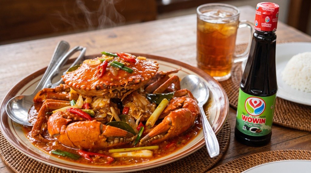 Resep Kepiting Saus Padang Pedas Gurih Nendang ala Wowin Food