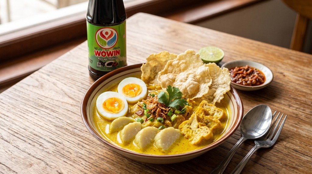 Resep Lontong Kari Bandung Kuah Gurih Medok ala Wowin Food