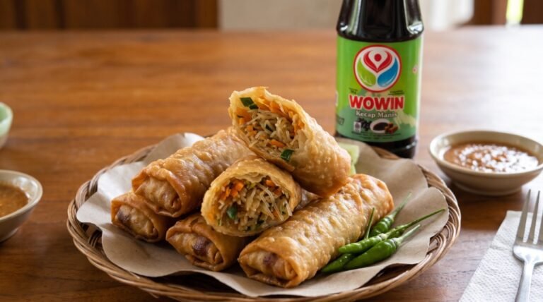 Resep Lumpia Goreng Kampung Isi Bihun Sayur Renyah ala Wowin Food
