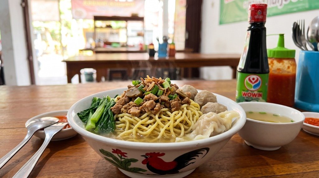 Resep Mie Ayam Bangka Asli Topping Ayam Jamur Gurih ala Wowin Food