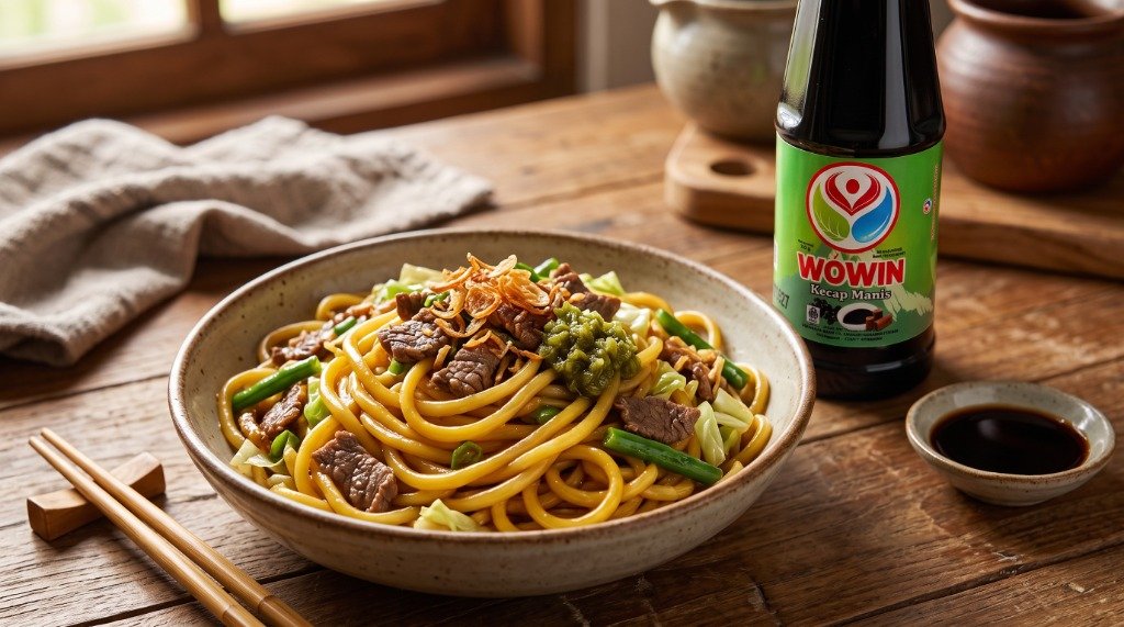 Resep Mie Glosor Khas Bogor Licin Kenyal ala Wowin Food