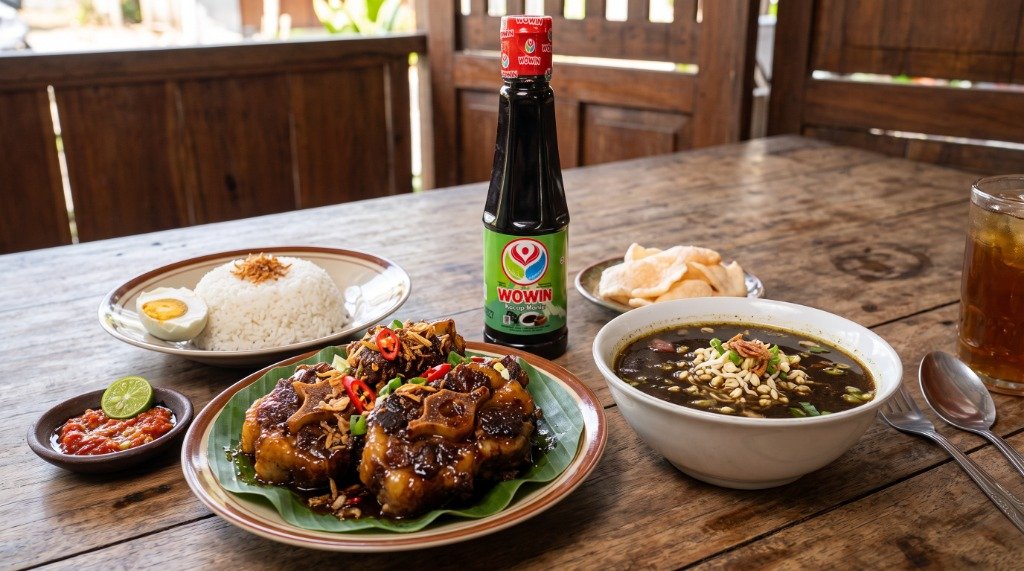 Resep Rawon Buntut Bakar Kuah Hitam Pekat Aroma Asap ala Wowin Food