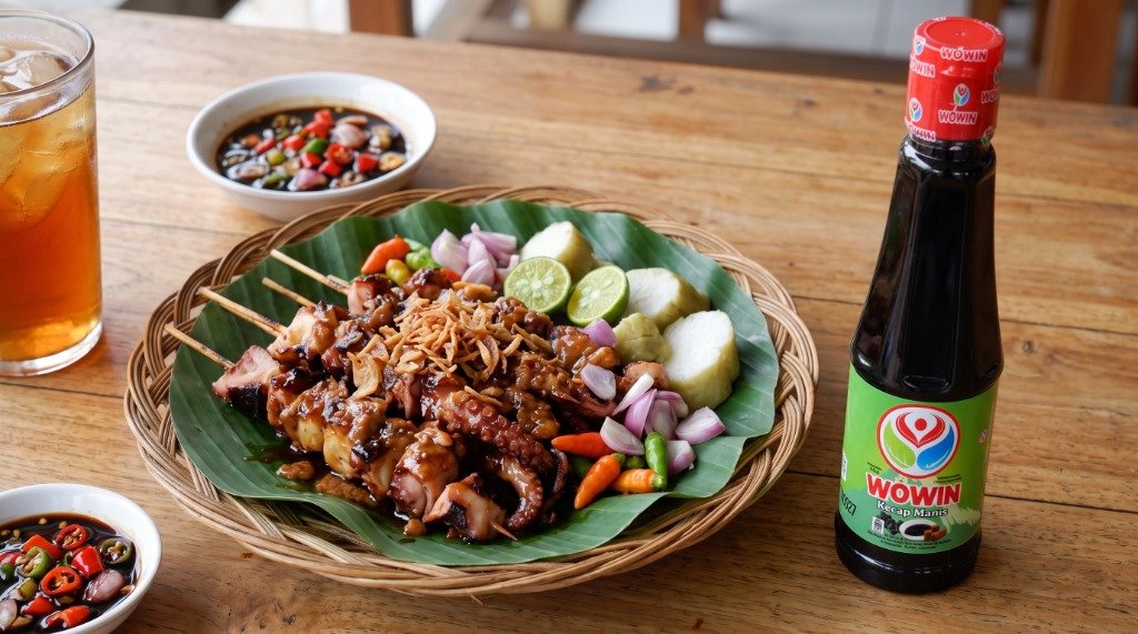 Resep Sate Gurita Sabang dan Krui Bumbu Bakar Empuk ala Wowin Food