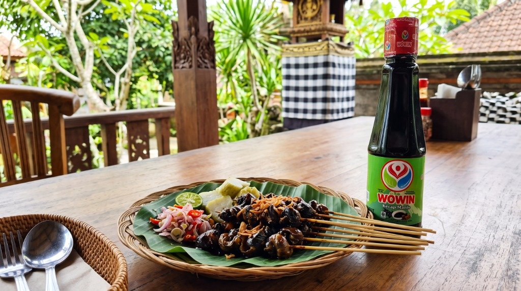Resep Sate Kakul Khas Ubud Bumbu Rempah Bakar Kenyal Gurih ala Wowin Food