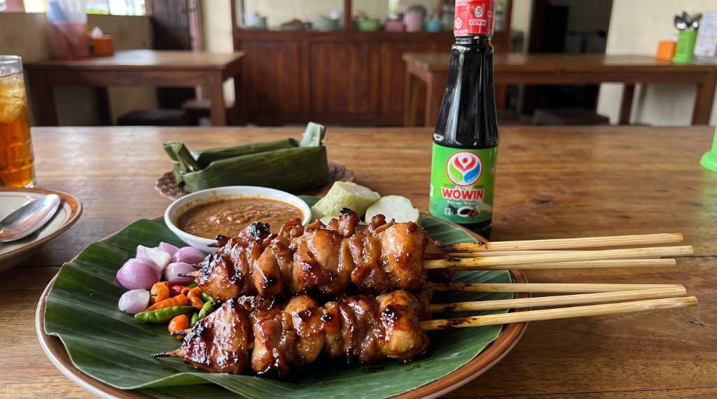 Resep Sate Martawi Khas Cilacap Daging Ayam Dua Tusuk ala Wowin Food