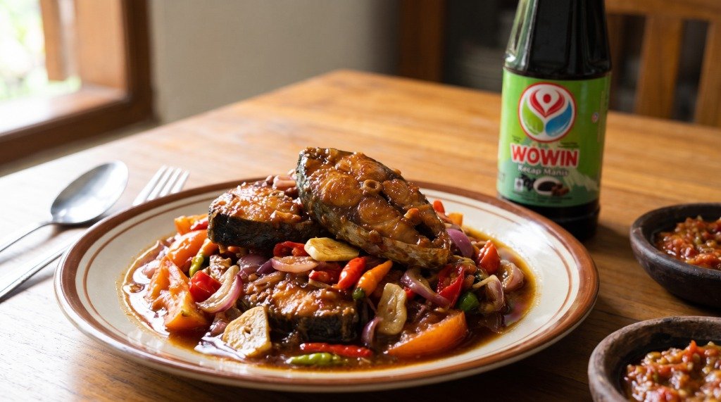Resep Tongkol Bumbu Sarden Kecap Pedas Manis Gurih ala Wowin Food