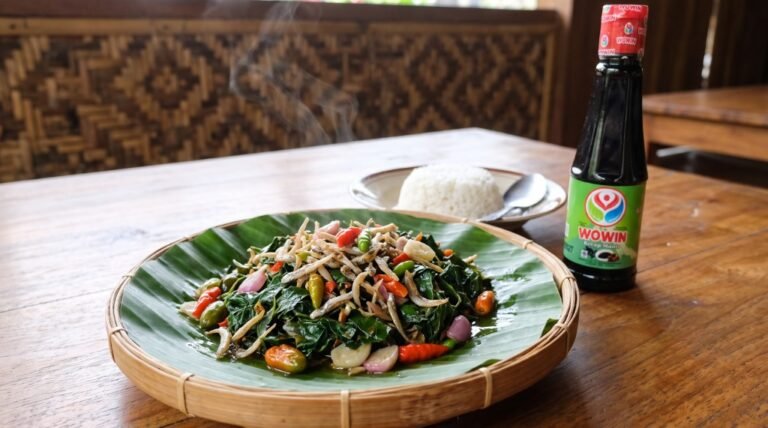 Resep Tumis Daun Melinjo Teri Sedap Gurih ala Wowin Food