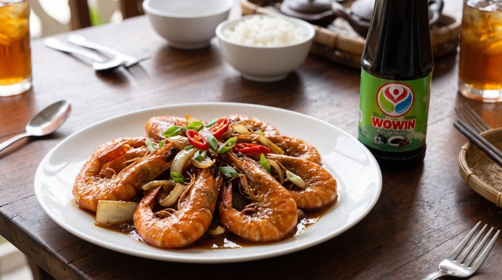 Resep Udang Goreng Mentega Saus Gurih Manis ala Wowin Food